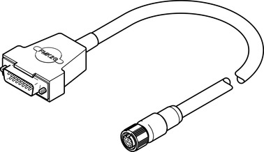 ENCODERLEITUNG NEBM-M12G12-RS-15-N-S1G15