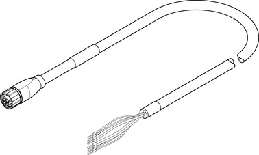 MOTORLEITUNG NEBM-M16G8-E-10-Q7-LE8-1