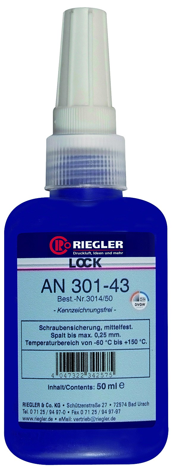 RIEGLER Lock AN 301-43 Typ : 3014/50