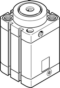 STOPPERZYLINDER DFSP-50-20-DF-PA