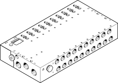 ANSCHLUSSLEISTE VABM-L1-18W-G38-10-G