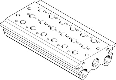 ANSCHLUSSBLOCK PRS-3/8-6-B