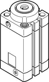 STOPPERZYLINDER DFSP-40-20-DF-PA