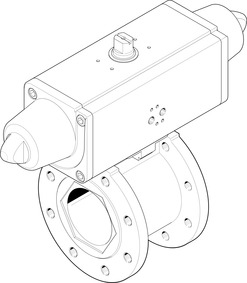 KUG.HAHN-ANTR.E VZBC-100-FF-16-22-F0710-V4V4T-PS240-R-90-4-C