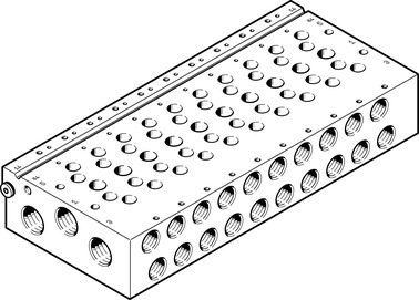 ANSCHLUSSLEISTE VABM-L1-18W-G38-3