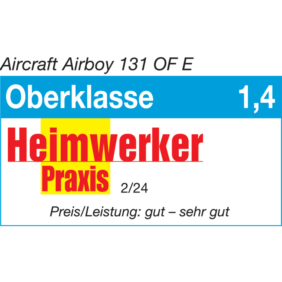 Aircraft Kolbenkompressor AIRBOY 131 OF E