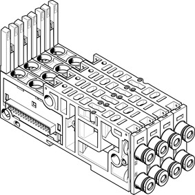 ANSCHLUSSPLATTE VMPAL-AP-4X10-QS5/32"-2