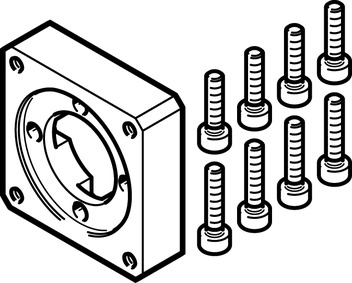 MOTORFLANSCH EAMF-A-28D-28A