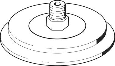VAKUUMSAUGER VAS-125-3/8-SI-B