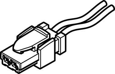 STECKDOSENLEIT. NEBV-HSG2-KN-5-N-LE2