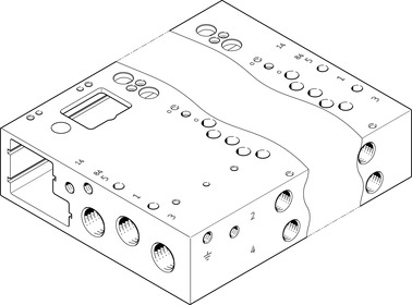 ANSCHLUSSLEISTE VABM-L1-14W-G14-10-GR