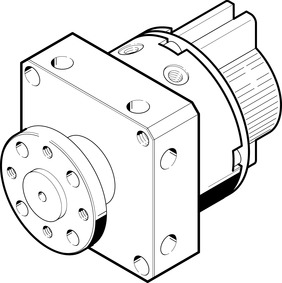 SCHWENKANTRIEB DSM-10-240-P-A-FW