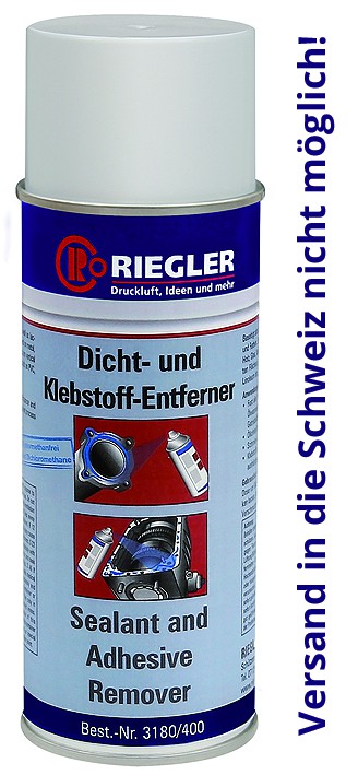 RIEGLER Dicht-und Klebstoffentferner Typ : 3180/400