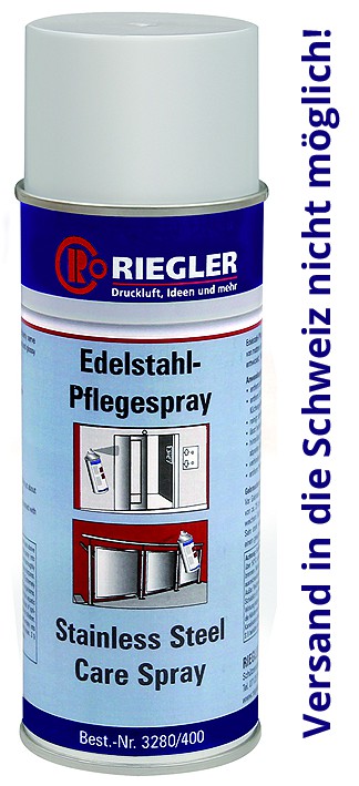 RIEGLER Edelstahl-Pflegespray Typ : 3280/400