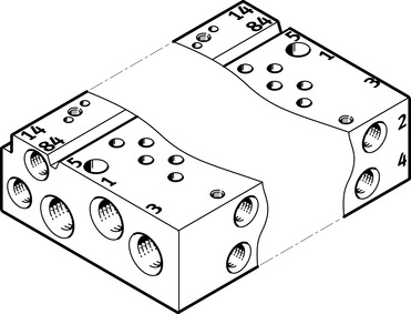 ANSCHLUSSLEISTE VABM-L1-10AW-M7-12