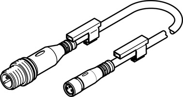 VERBIND.LEITUNG NEBU-M8G3-K-0.5-M12G3