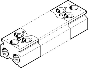 ANSCHLUSSBLOCK CPE18-3/2-PRS-3/8-4