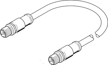 VERBIND.LEITUNG NEBS-SM12G12-E-0.3-N-M12G12