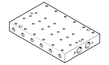 ANSCHLUSSLEISTE VABM-P7-18MB-G18-M5-6