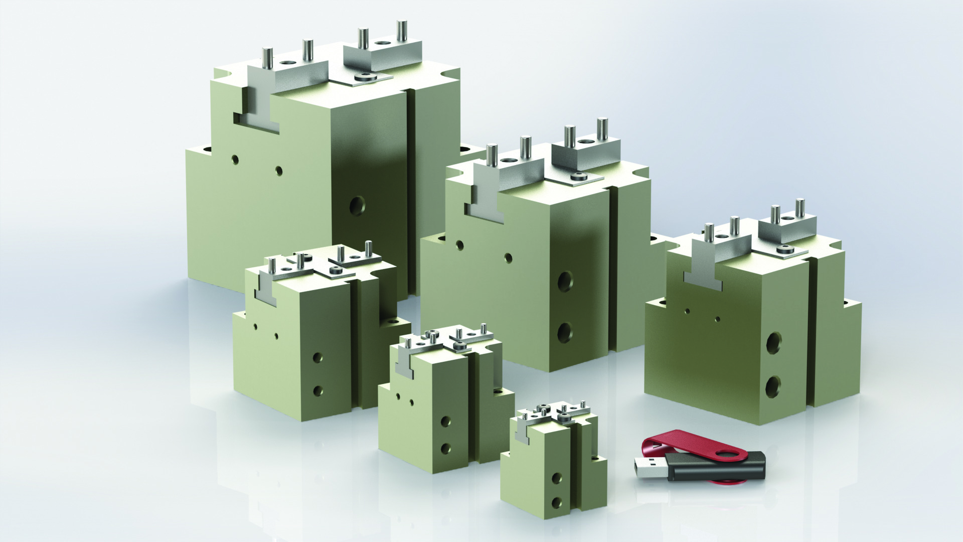 Parallelgreifer 2 Backen CP-1