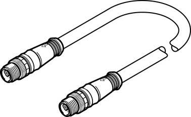 VERBIND.LEITUNG NEBC-F12G8-KH-1.5-N-S-F12G8