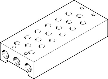 ANSCHLUSSBLOCK PRS-1/8-6-B
