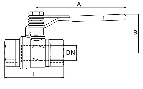 Sicherheitskugelhahn Typ : KHF-10