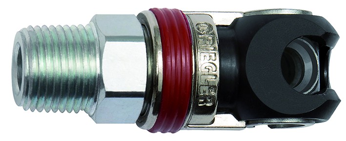 Schwenk-Sicherheitskupplung Typ 420.12-SCH-NPT