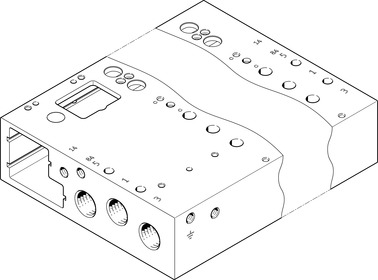 ANSCHLUSSLEISTE VABM-L1-14G-G14-20-GR