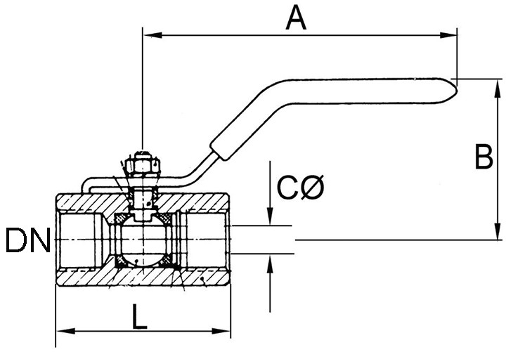 ES-Sicherheitskugelhahn Typ 3396.02